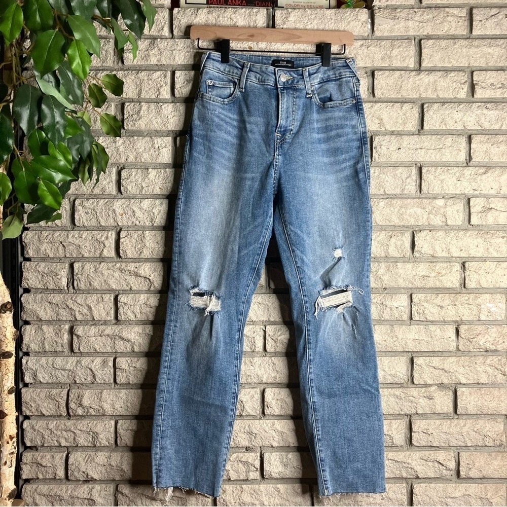 True Religion Starr Mid Rise Straight Leg Jeans